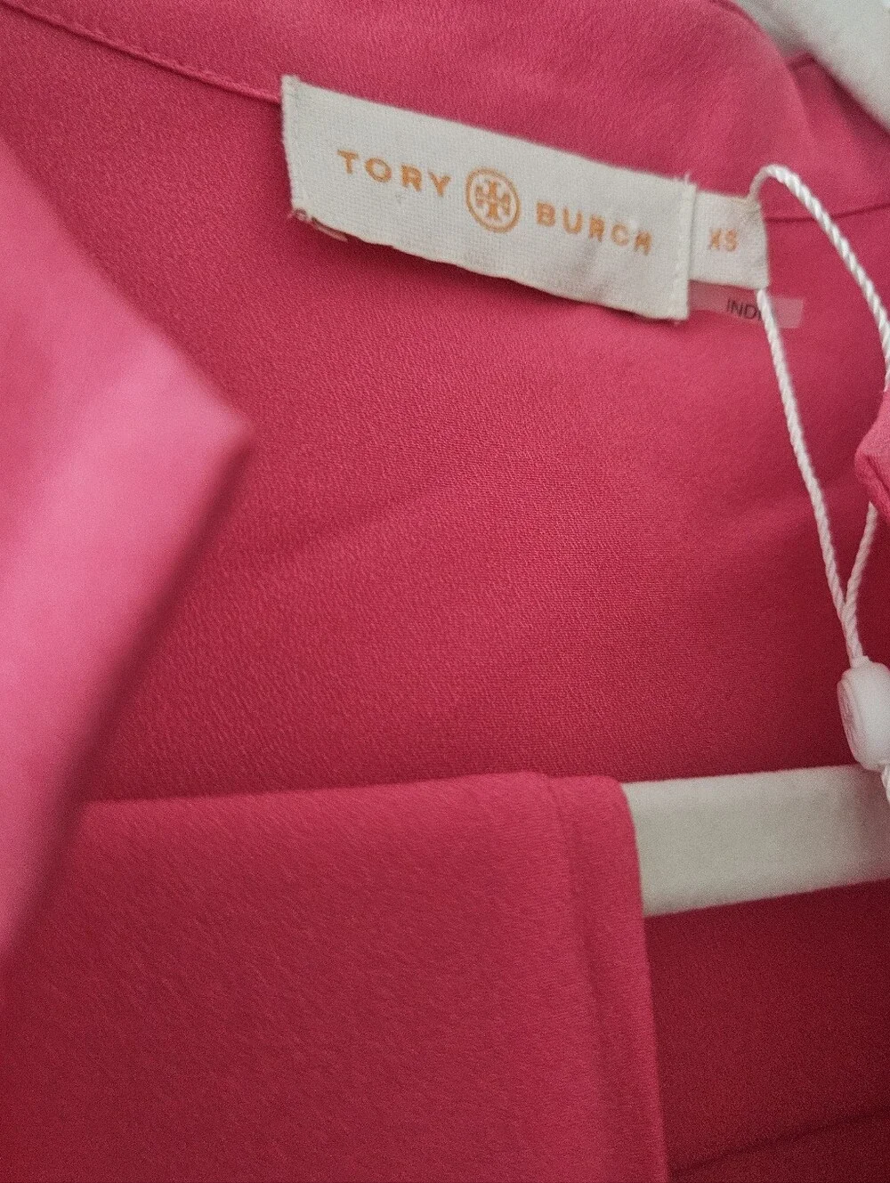 NWT Tory Burch JUDI Fuchsia Belted Front Slit Midi Dress